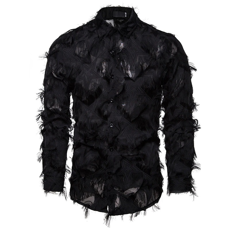Casual Long Sleeve Shirts / Fashion Male Slim Fit Clothing Casual Long Sleeve Shirts / Fashion Male Slim Fit Clothing