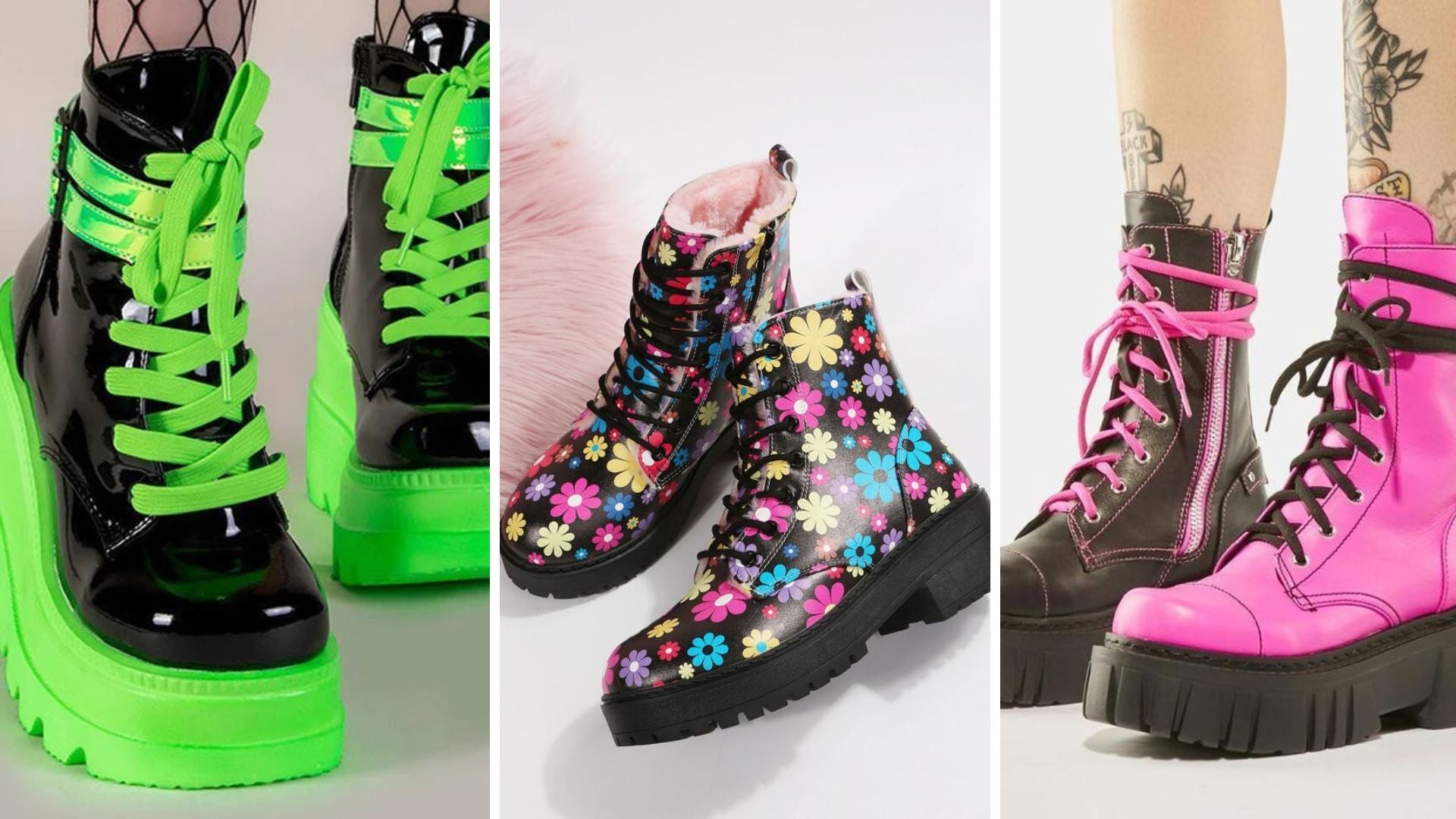 From Boots To Blooms: Punk Footwear Trends For Spring