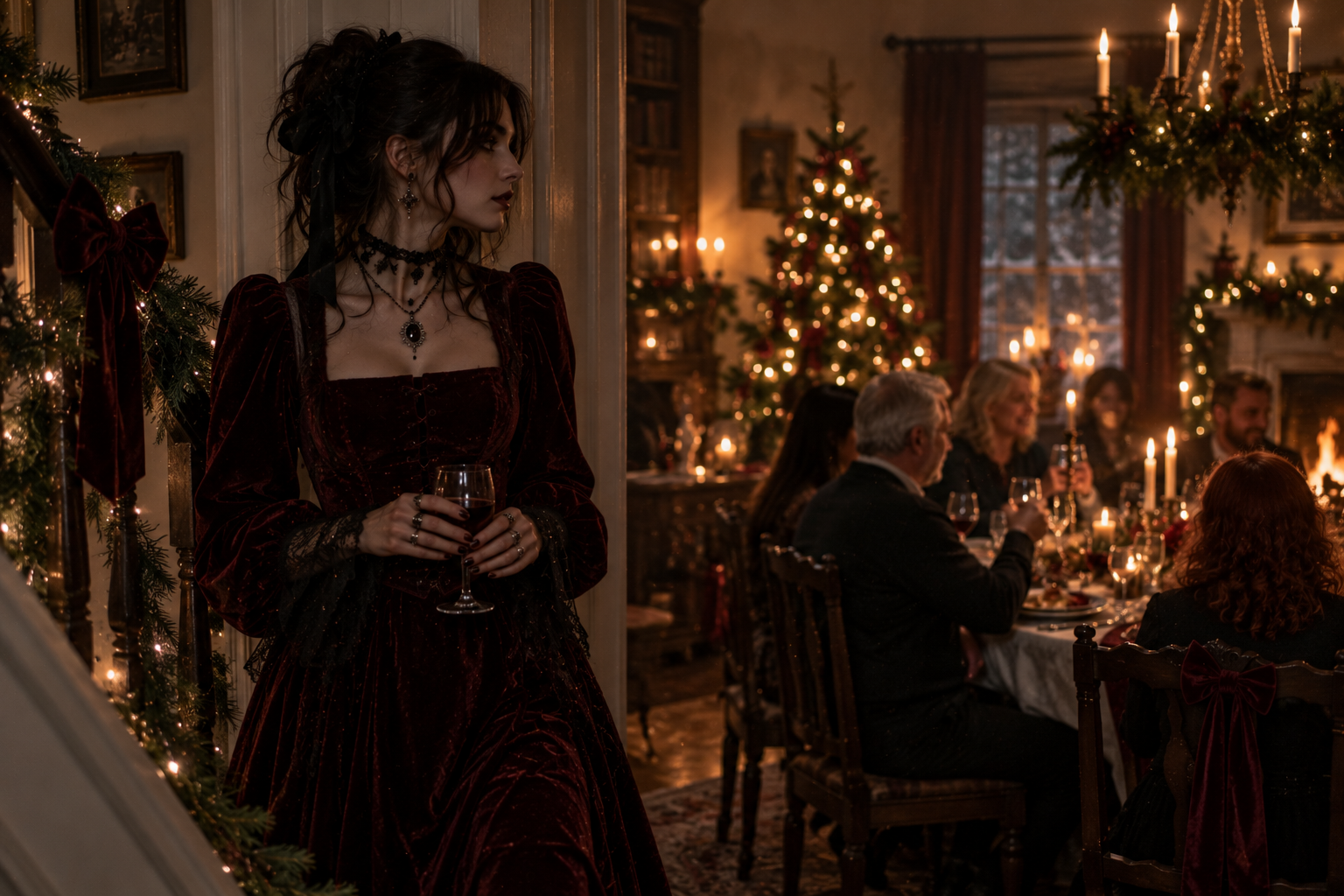 goth christmas outfit