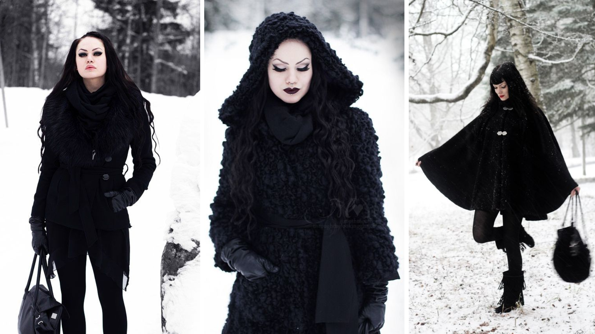 Gothic Winter Fashion Embracing Dark Elegance In Cold Weather