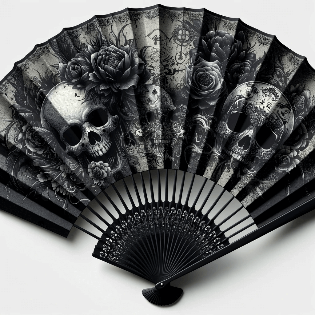 Unveil Your Shadow: Gothic Fan Flair for Alt Style