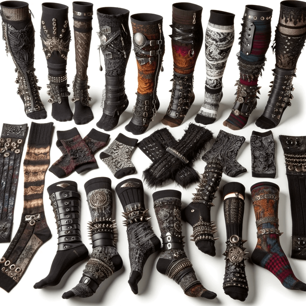 Gothic Leg Warmers and Socks: Edgy Fashion for Men and Women