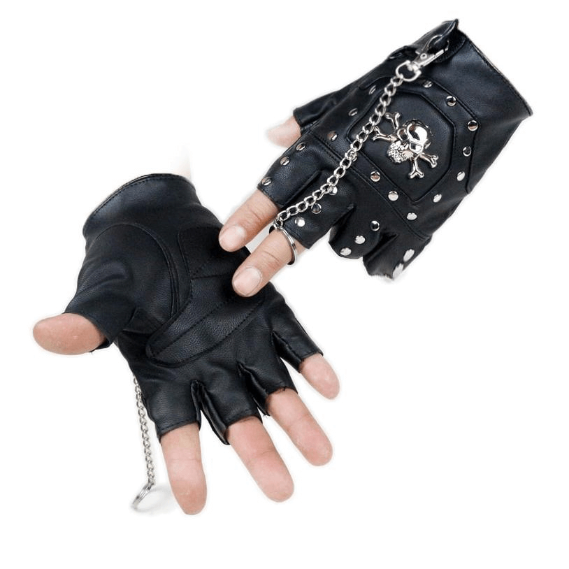 Men's Fingerless Leather Gloves & More - Exclusive Range