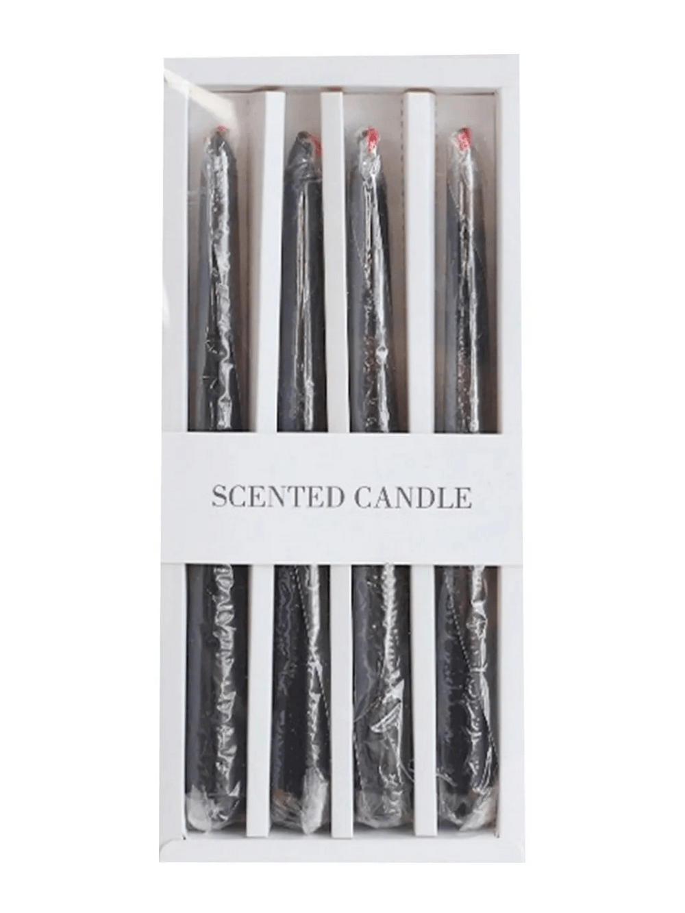 4-Pack Blood Drip Taper Candles for Gothic Decor
