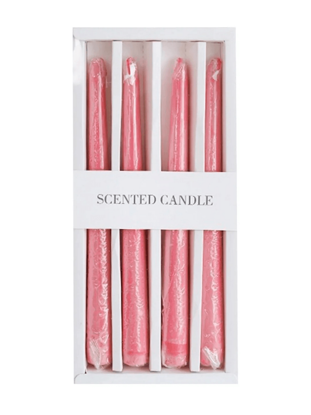 4-Pack Blood Drip Taper Candles for Gothic Decor
