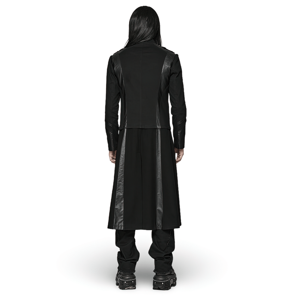 Adjustable Length Gothic Techwear Coat - HARD'N'HEAVY