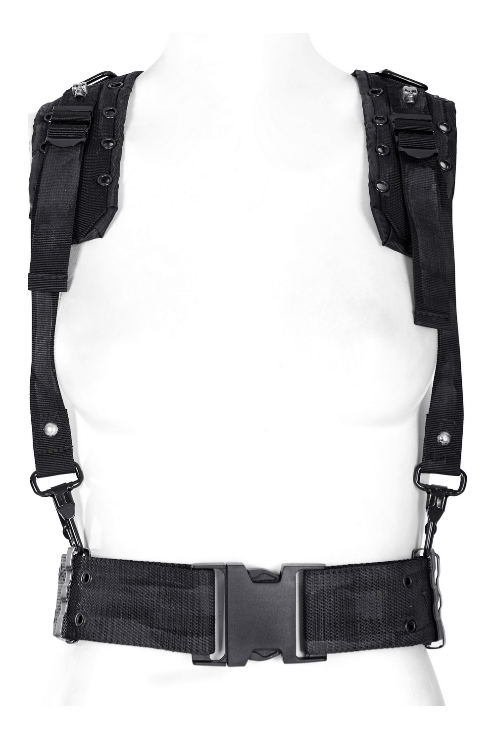 Adjustable Post-Apocalyptic Harness Belt with Suspenders