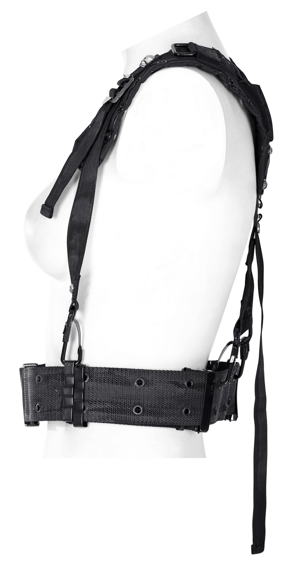 Adjustable Post-Apocalyptic Harness Belt with Suspenders