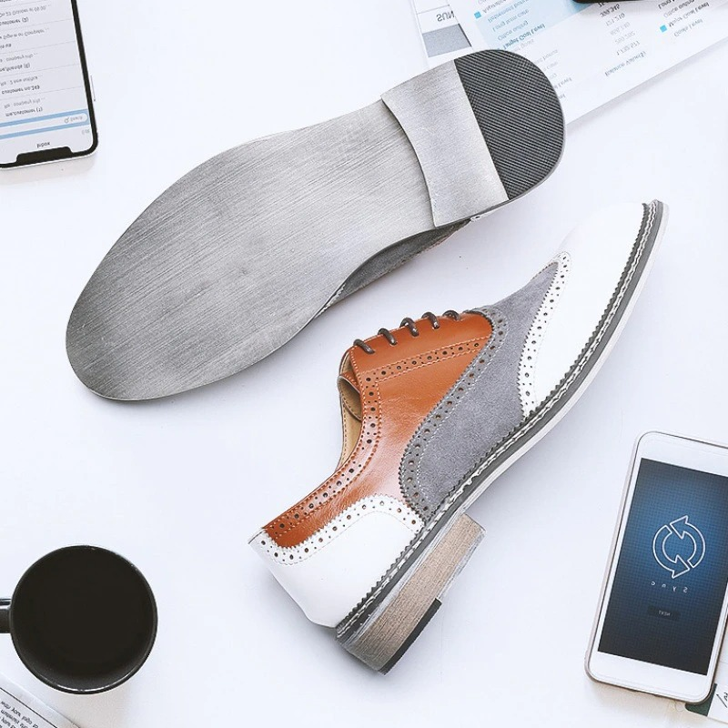 Aesthetic Men's Dress Shoes / Vintage Elegant Shoes / PU Leather Dress Shoes For Men - HARD'N'HEAVY