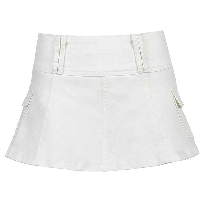 Aesthetic Women's High Waist Mini Skirt / Gothic Summer Casual Skirts - HARD'N'HEAVY