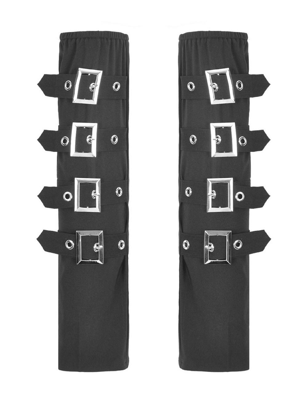 Alternative Buckle Arm Warmers with Silver Hardware