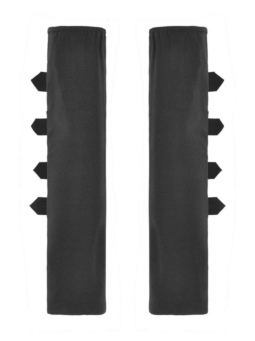 Alternative Buckle Arm Warmers with Silver Hardware