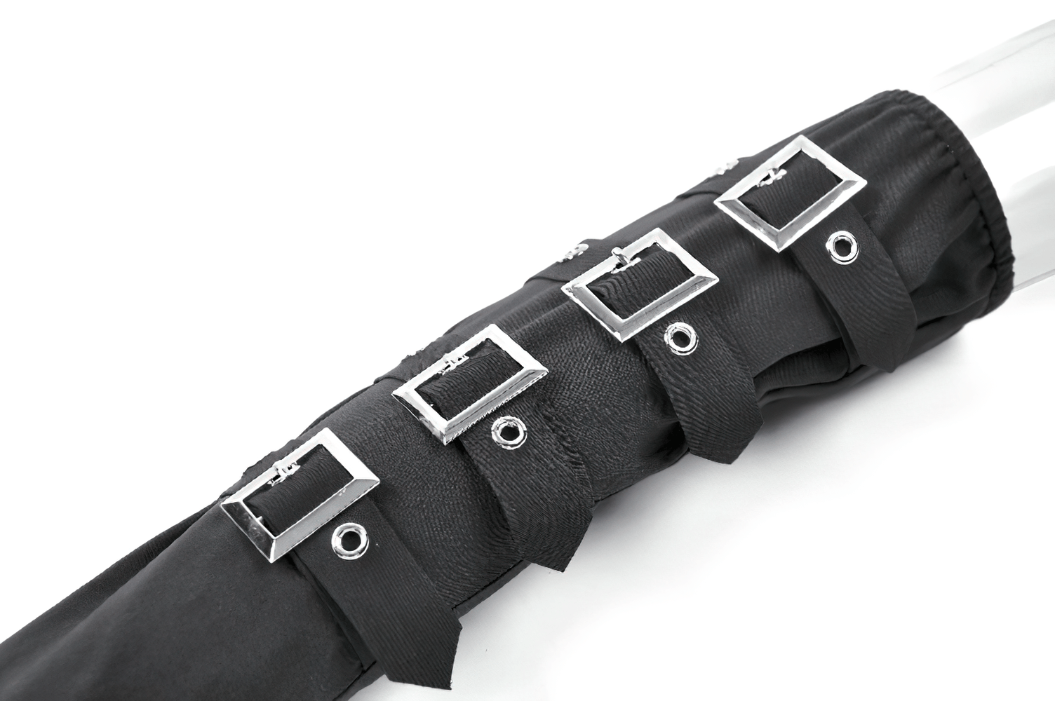 Alternative Buckle Arm Warmers with Silver Hardware