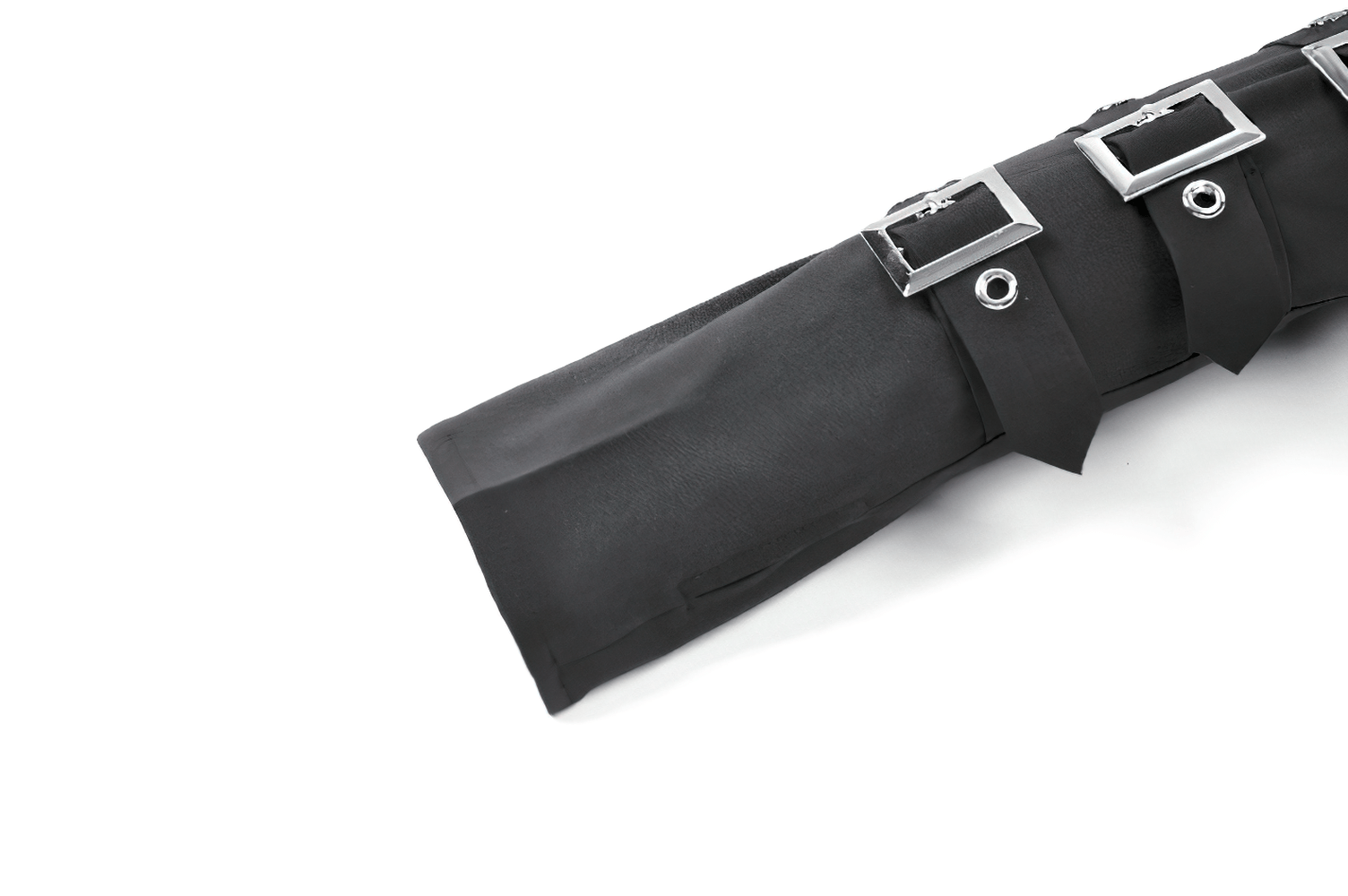 Alternative Buckle Arm Warmers with Silver Hardware
