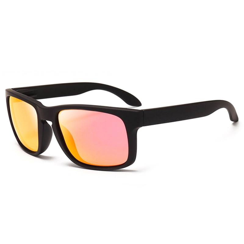 Alternative Fashion Square Polarized Plastic Sunglasses / Vintage Stylish Black Sport Shades - HARD'N'HEAVY