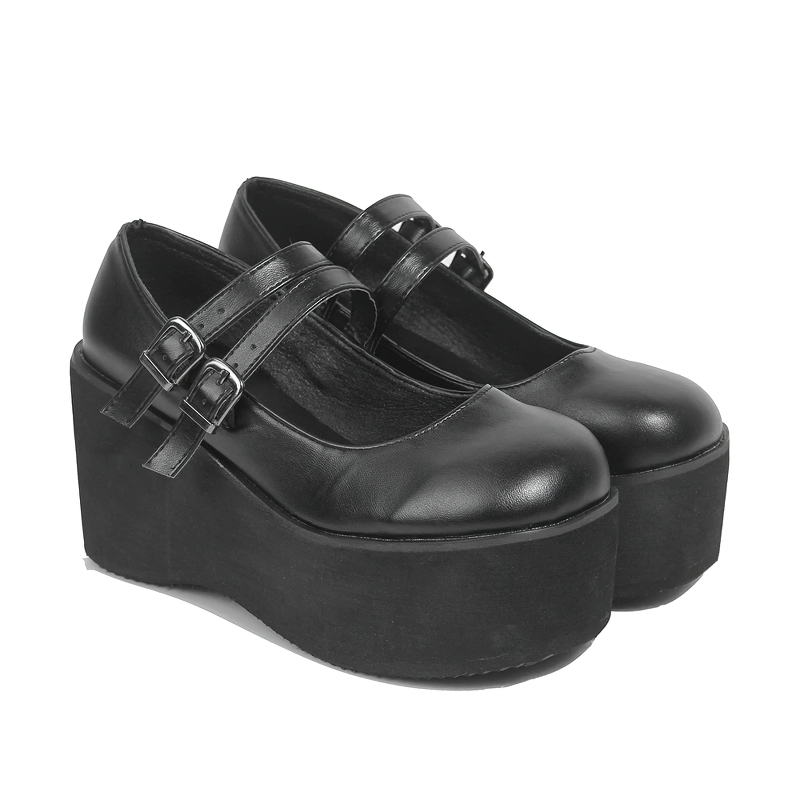 Alternative Fashion Women Shoes / Casual Gothic Footwear Of Platform - HARD'N'HEAVY