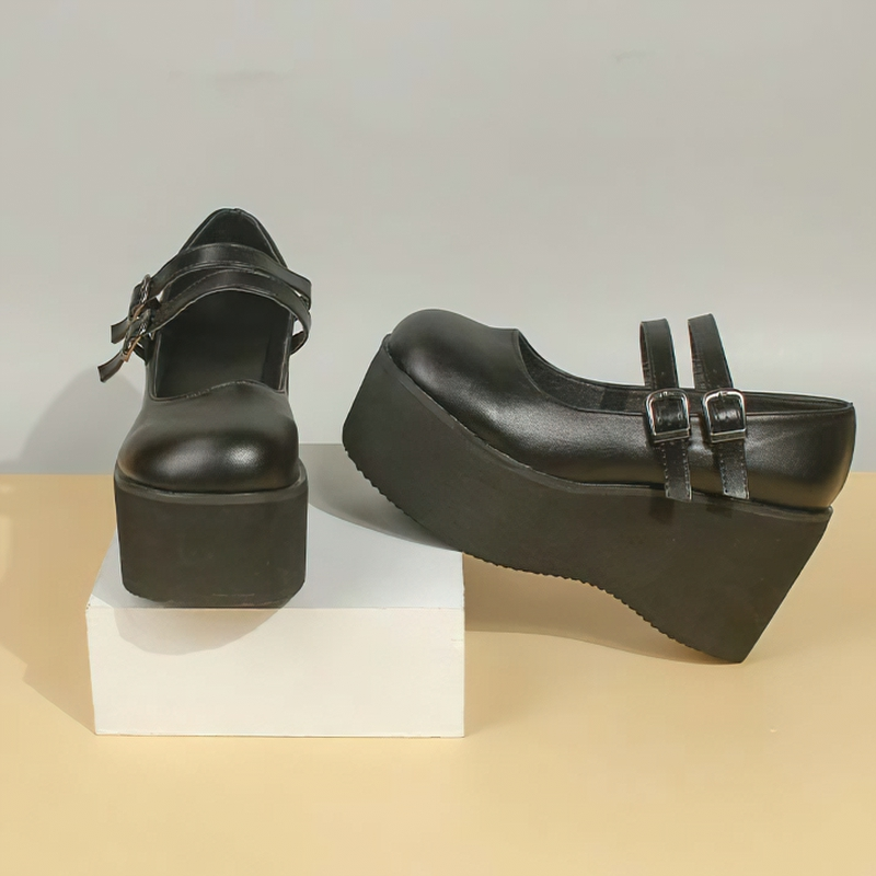 Alternative Fashion Women Shoes / Casual Gothic Footwear Of Platform - HARD'N'HEAVY