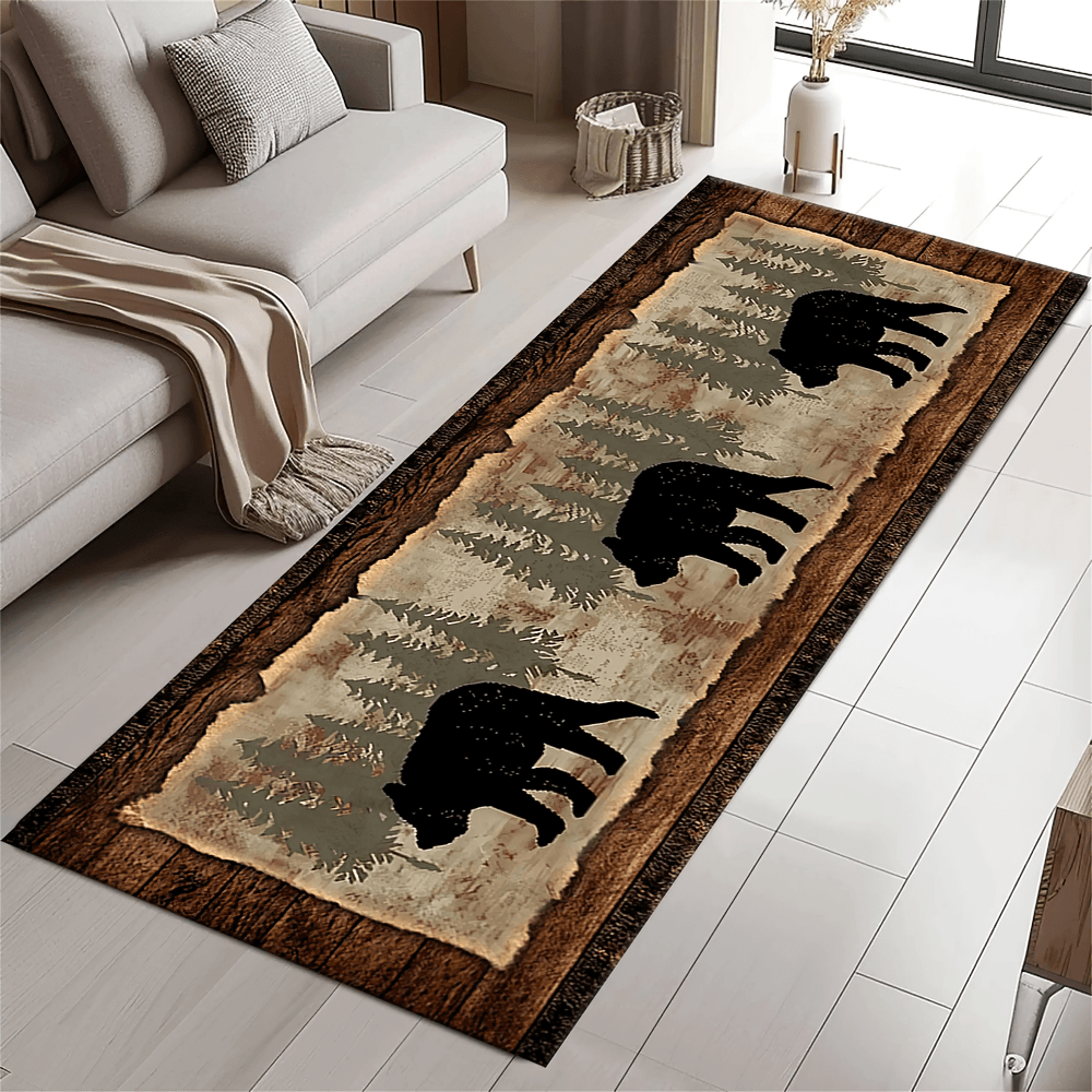 Alternative Non-Slip Graphic Rug for Dark Home Decor