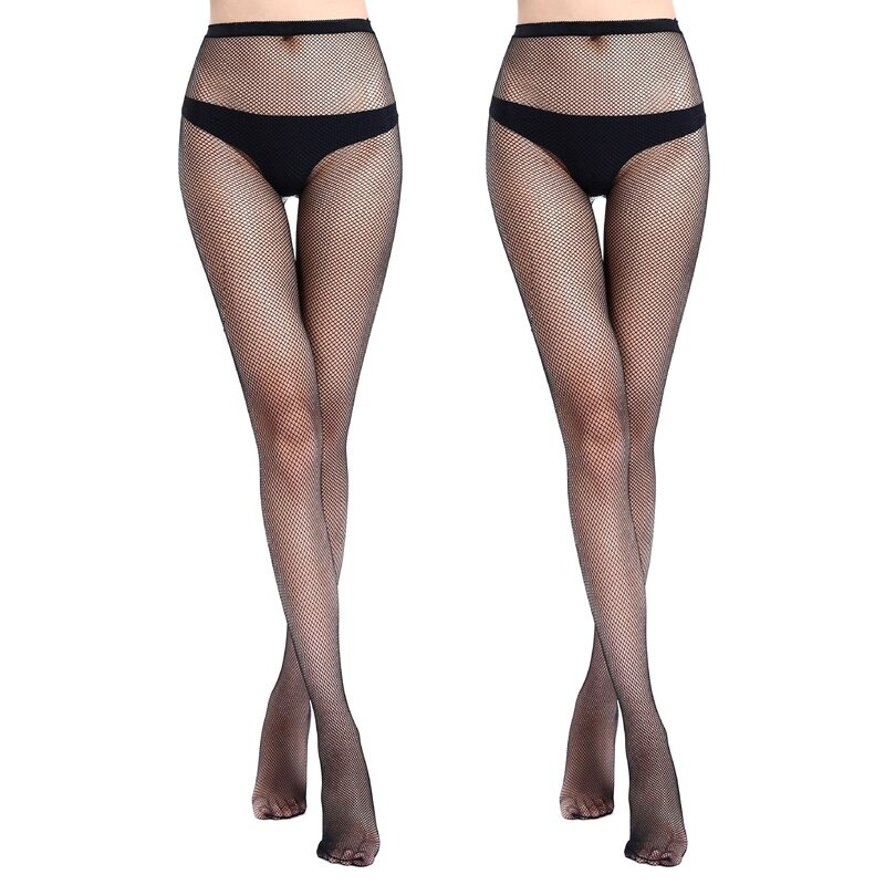 Alternative Women Sexy Fishnet Pantyhose / Rock Chick Tights / Thigh High Mesh Pantyhose - HARD'N'HEAVY
