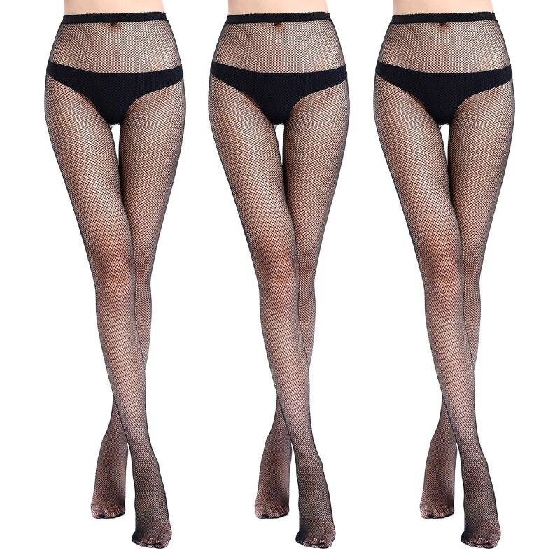 Alternative Women Sexy Fishnet Pantyhose / Rock Chick Tights / Thigh High Mesh Pantyhose - HARD'N'HEAVY