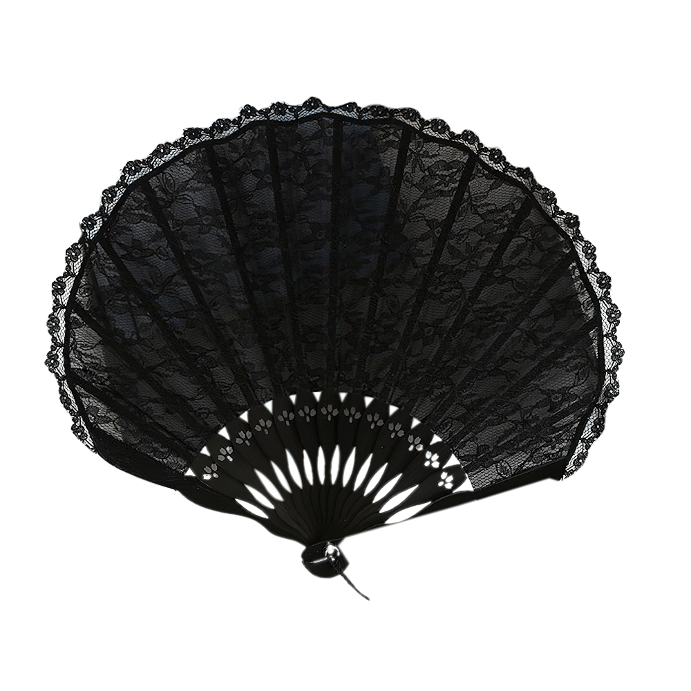Unveil Your Shadow: Gothic Fan Flair for Alt Style