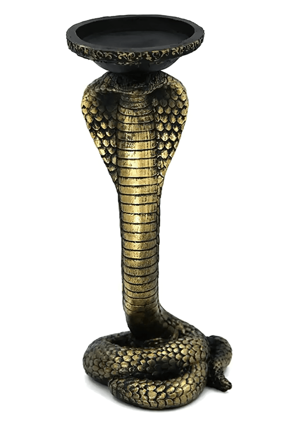 Antique Cobra Candle Holder for Gothic Home Decor