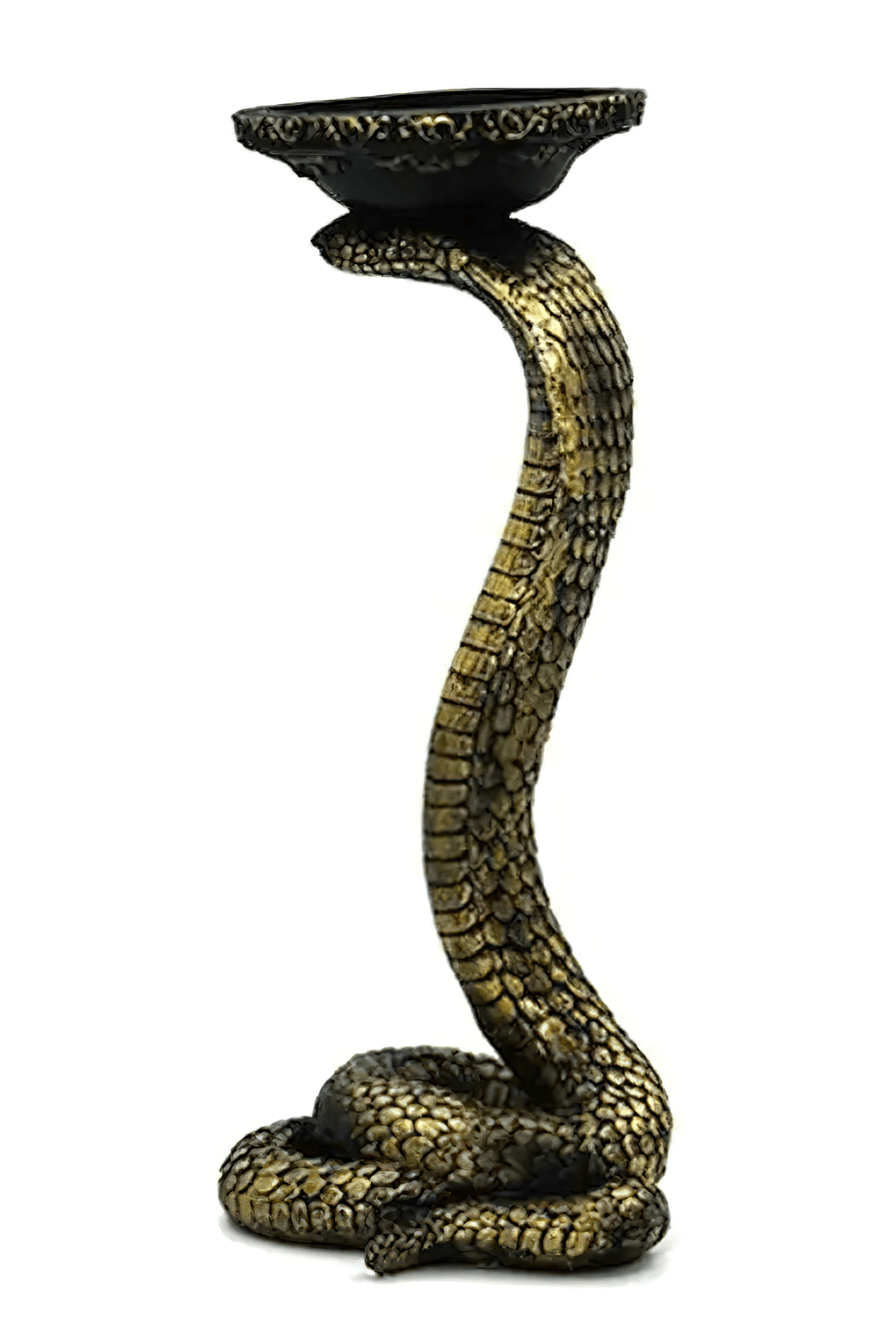 Antique Cobra Candle Holder for Gothic Home Decor