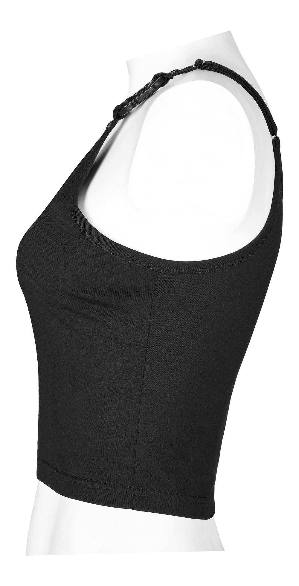 Asymmetric One-Shoulder Top With Buckle for Women - HARD'N'HEAVY