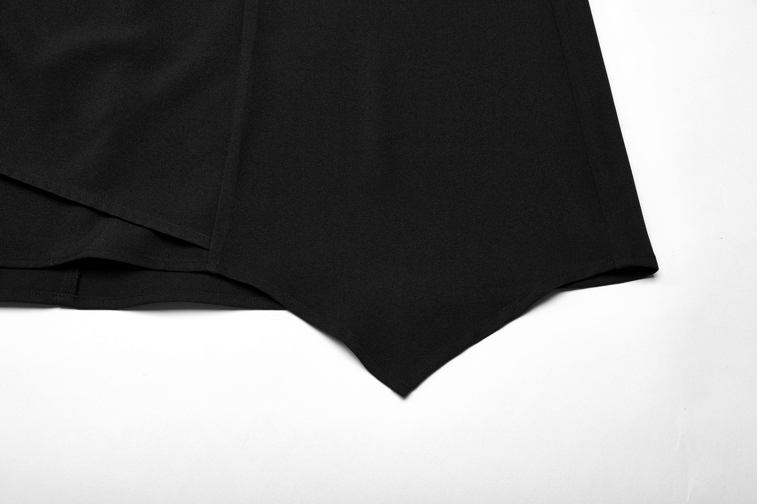 Avant-Garde Asymmetric Draped Skirt with Buckle Detail