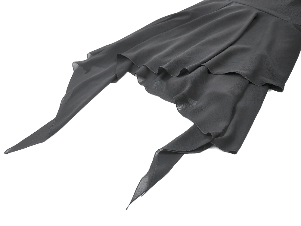 Gothic Lolita Spitzenrüschen-Minikleid für Damen