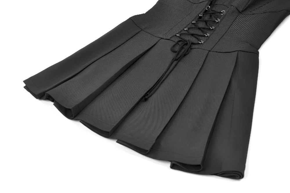 Gothic Lolita Spitzenrüschen-Minikleid für Damen