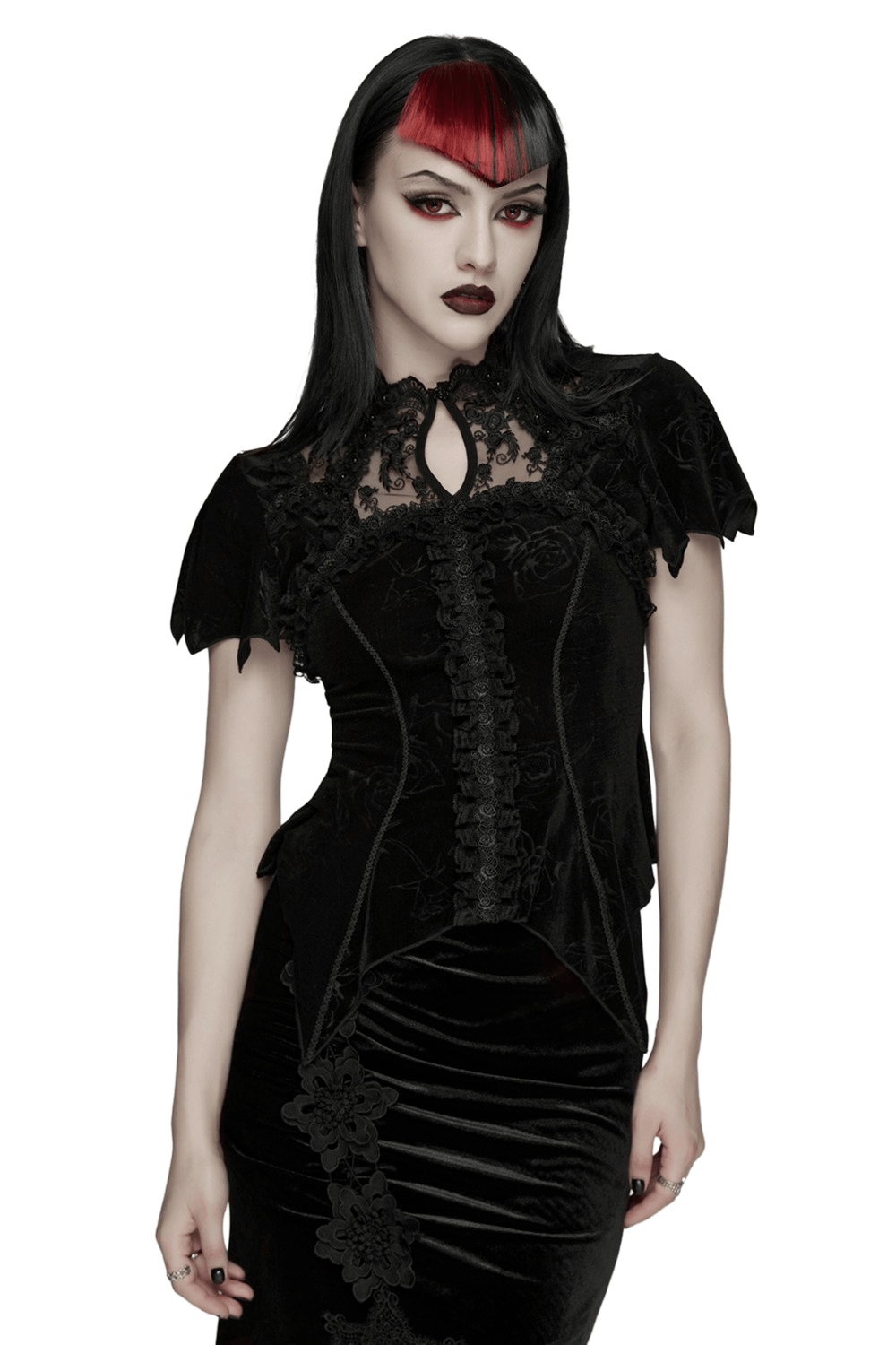Women's Gothic Fashion: Button-Up Shirts & Blouses