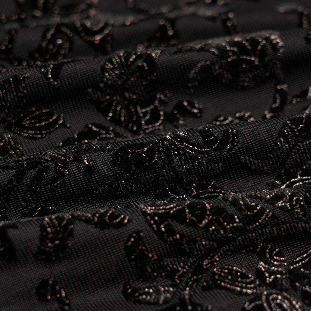 Black Lace Bell-Bottoms for Trendy Evening Wear - HARD'N'HEAVY