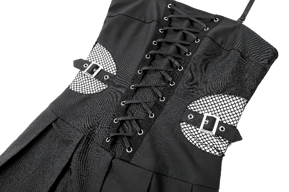 Viktorianisches Overbust-Korsett mit blauem Blumenjacquard