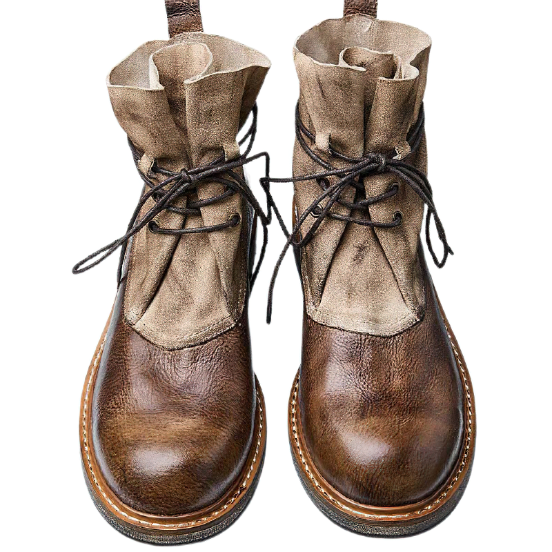 Boots For Men Of Genuine Leather Lace Up / Casual Warm Footwear - HARD'N'HEAVY