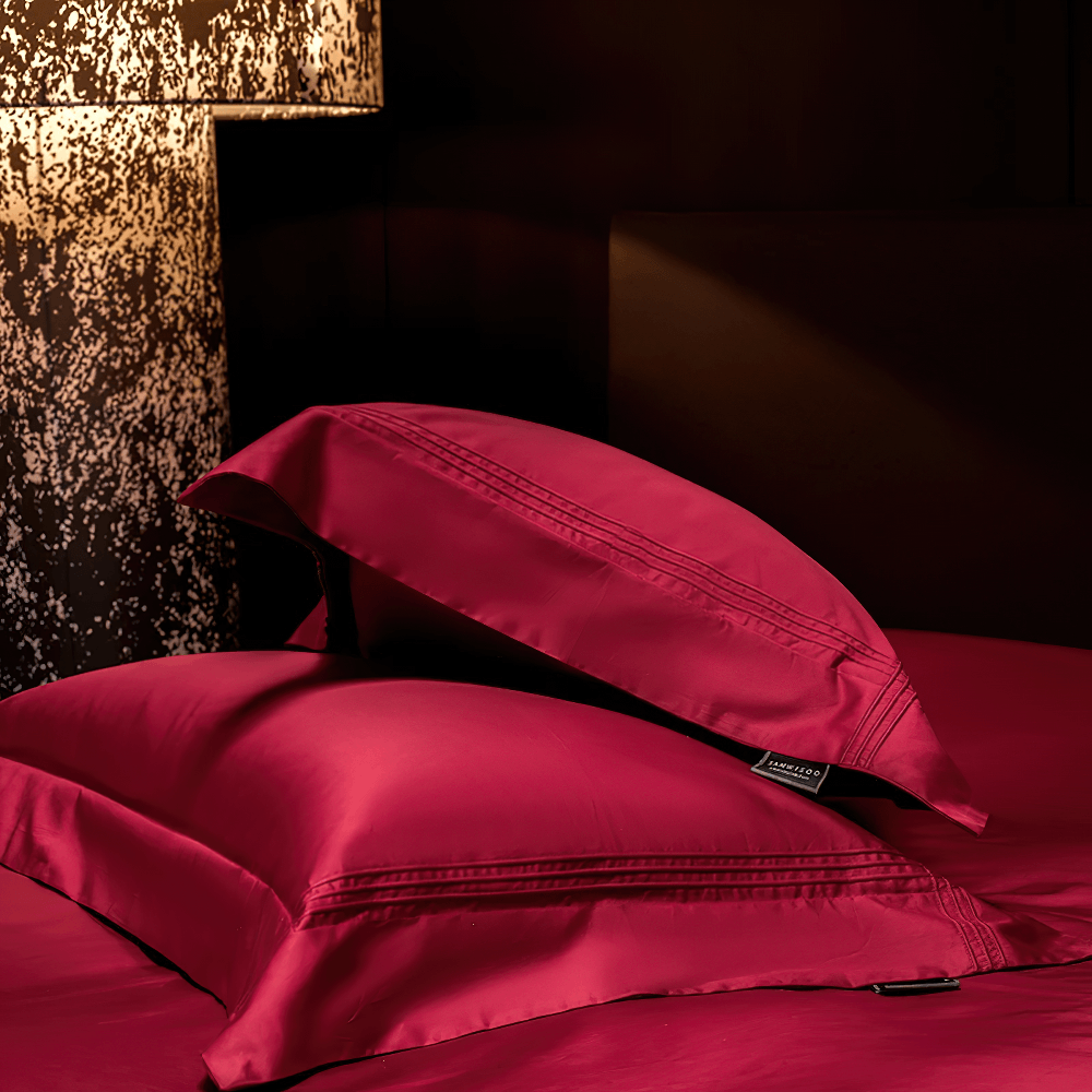 Burgundy 1000TC Egyptian Cotton Luxury Bedding Set