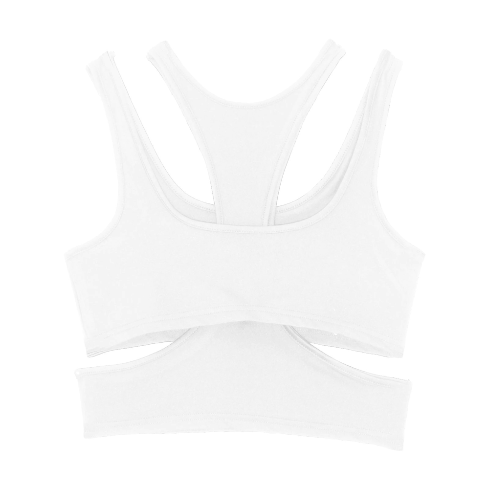 Casual Fitness Sleeveless Tank Top / Women's Hollow Out Fashion Top - HARD'N'HEAVY