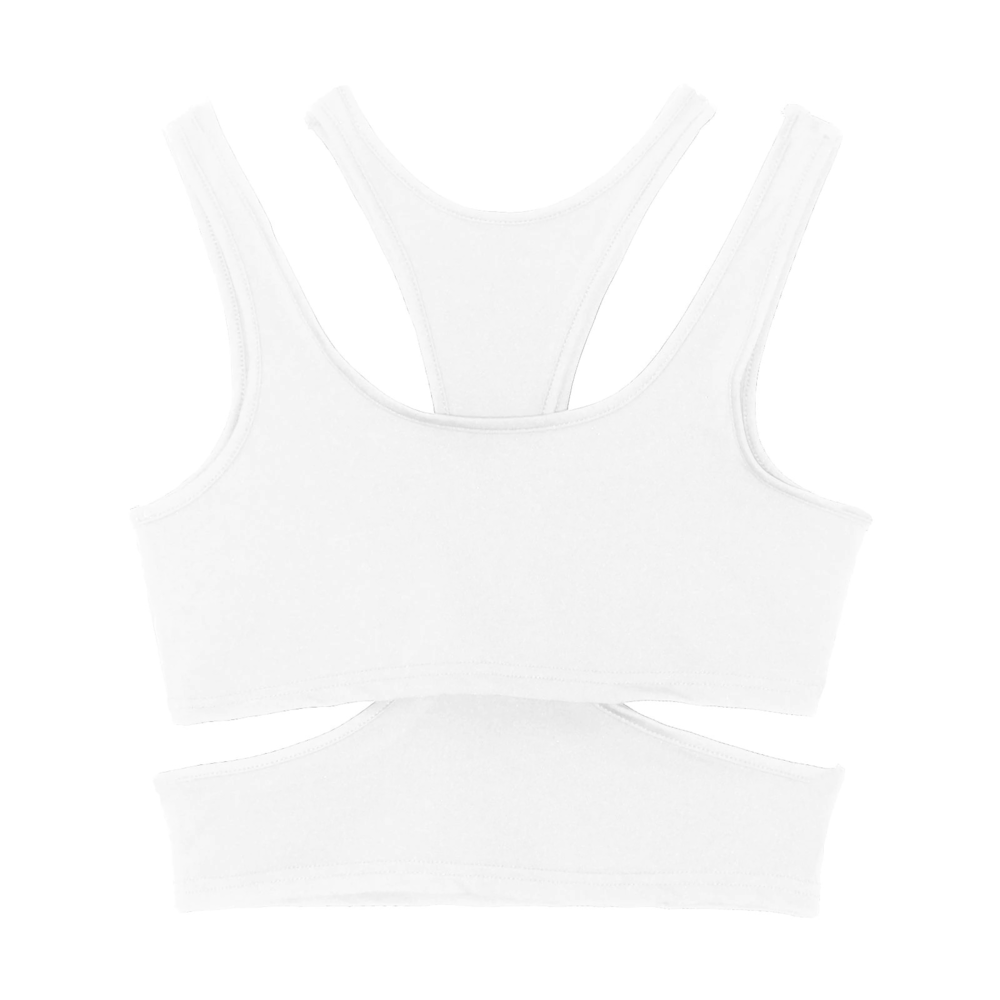 Casual Fitness Sleeveless Tank Top / Women's Hollow Out Fashion Top - HARD'N'HEAVY