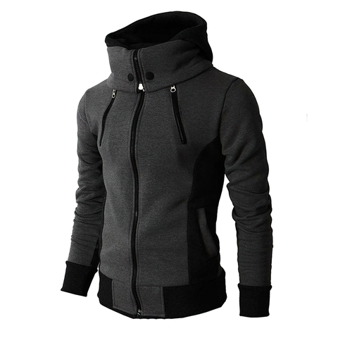 EU-VERKAUF von Herren-Kapuzenpullover mit Reißverschluss / Modischer Slim Fit Kapuzenpullover