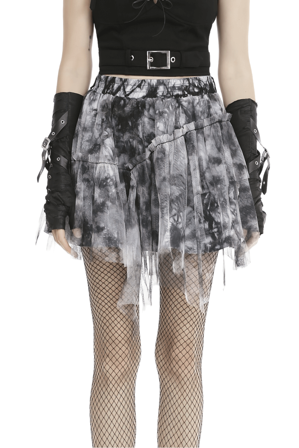 Chic Marble Print Skirt for Effortless Elegance