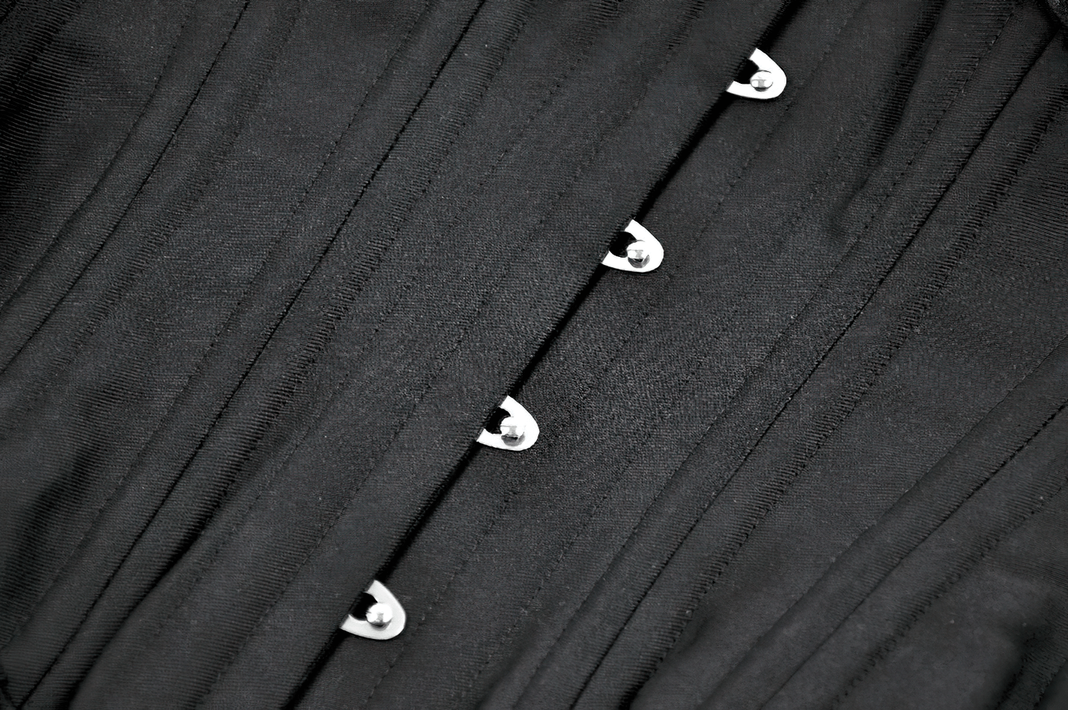 Chic Underbust Corset Waist Cincher with Lace-Up Front featuring a close-up of the busk closure.