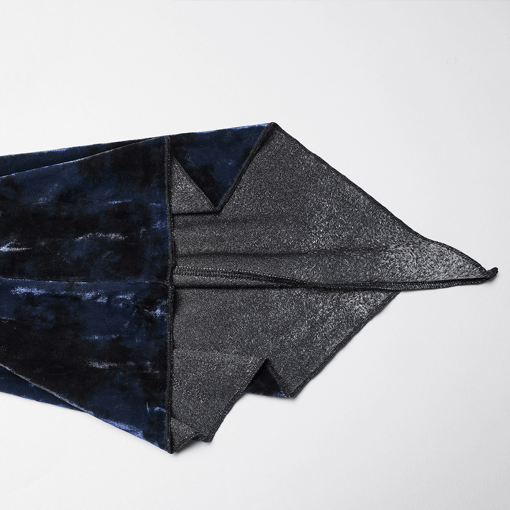 Chic Velvet Lace Top with Flared Sleeves for Women featuring elegant flared sleeve detail in rich velvet.