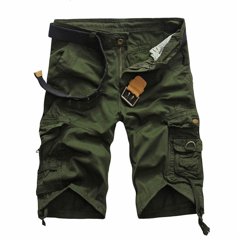 Cool Cargo Rock Style Shorts / Alternative Fashion Cropped Pants / Rave outfits for Men - HARD'N'HEAVY