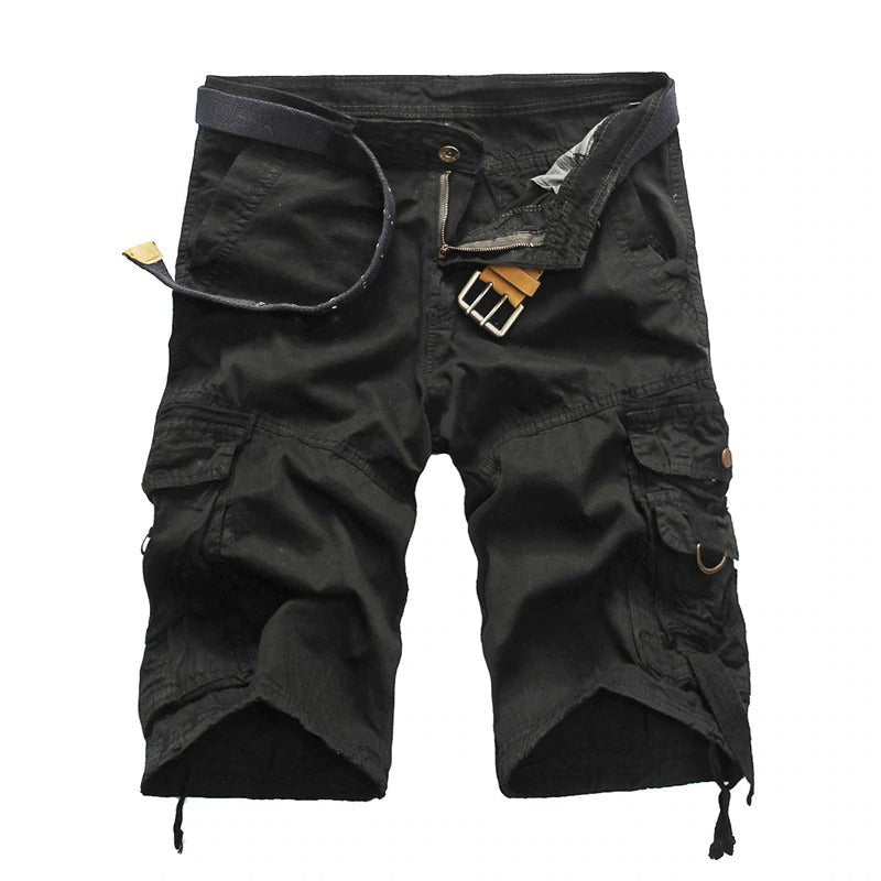 Cool Cargo Rock Style Shorts / Alternative Fashion Cropped Pants / Rave outfits for Men - HARD'N'HEAVY
