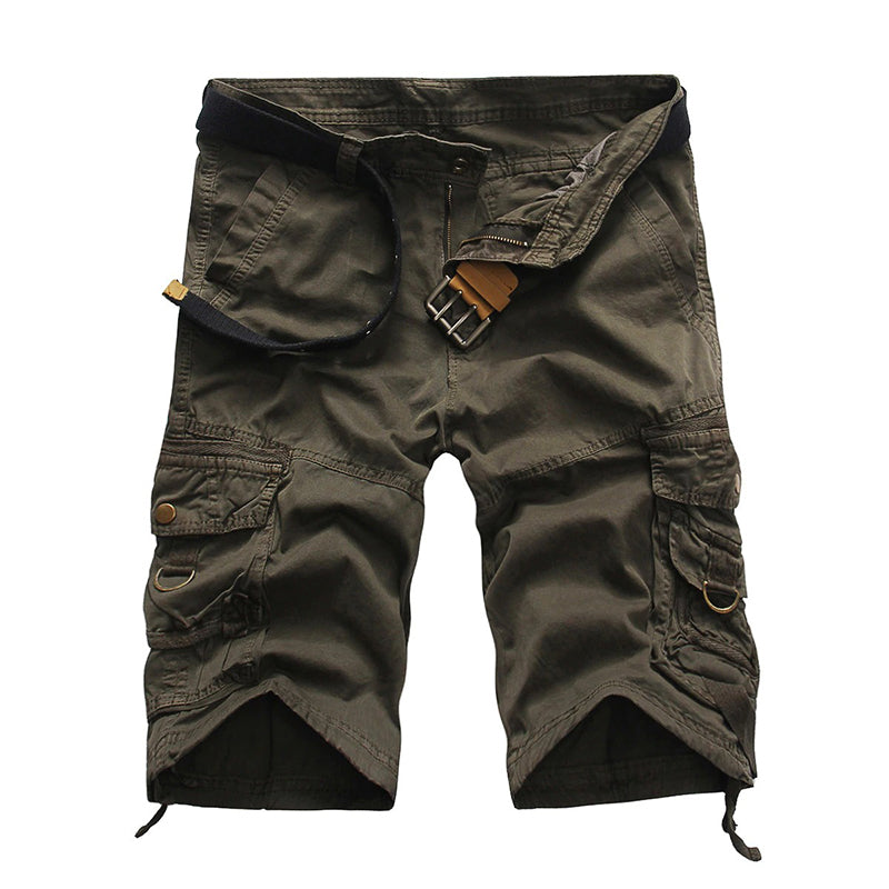 Cool Cargo Rock Style Shorts / Alternative Fashion Cropped Pants / Rave outfits for Men - HARD'N'HEAVY