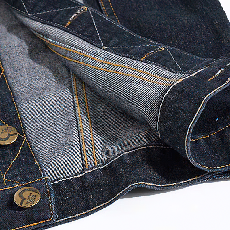 Cool Denim Vest wor Men / Sleeveless Jean Jacket / Rock Aesthetic Clothes - HARD'N'HEAVY