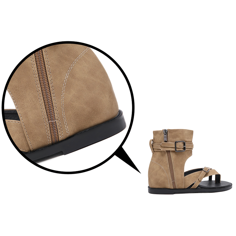 Cool Women's Open Toe Platform Sandals / Gothic Style Wedges Shoes - HARD'N'HEAVY