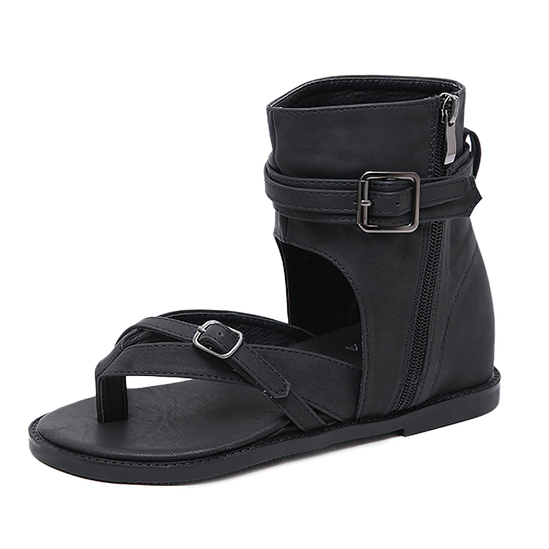 Cool Women's Open Toe Platform Sandals / Gothic Style Wedges Shoes - HARD'N'HEAVY