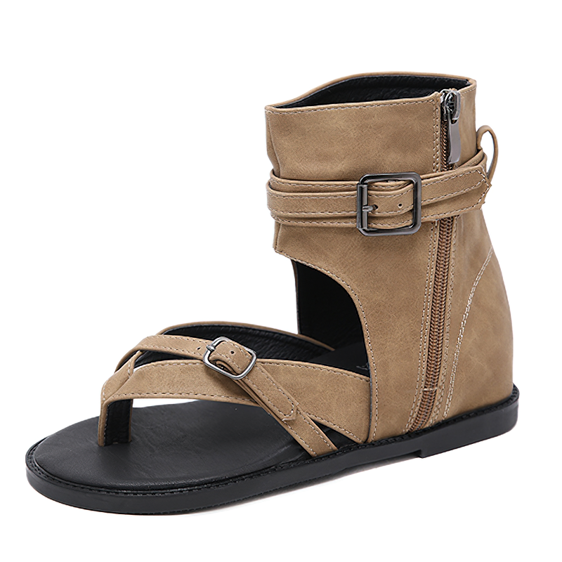 Cool Women's Open Toe Platform Sandals / Gothic Style Wedges Shoes - HARD'N'HEAVY
