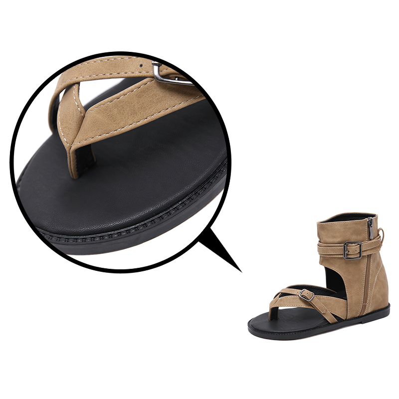 Cool Women's Open Toe Platform Sandals / Gothic Style Wedges Shoes - HARD'N'HEAVY